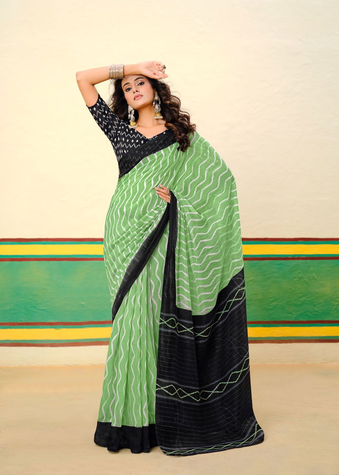 Barkha Plus 2 By Sr Mul Mul Cotton Printed Saree Exporters In India