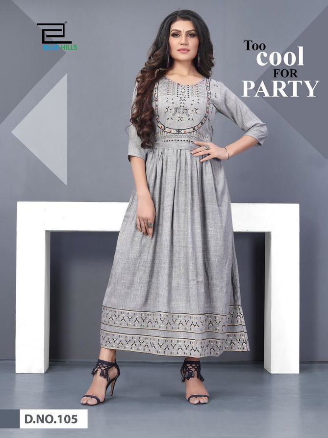 VEE FAB SHIVI Fancy Designer Ethnic Wear Heavy Rayon Two Tone Anarkali Kurtis Collection