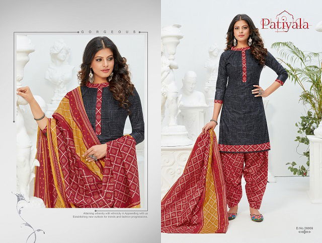 Ganesha Patiyala 26 latest fancy Regular Wear Pure Cotton Readymade Salwar Suit Collection
