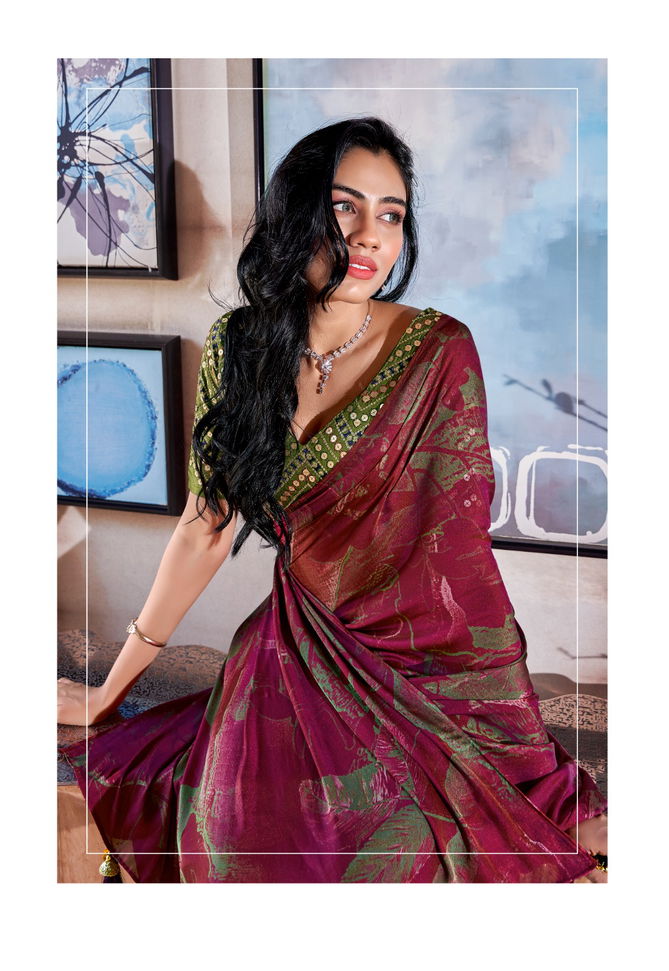 Shannon By Stavan Velvet Saree Catalog