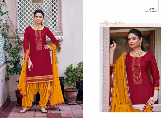 Kessi Patiyala House 85 Jam Silk With Work Festive Wear Designer Dress Material Collection
