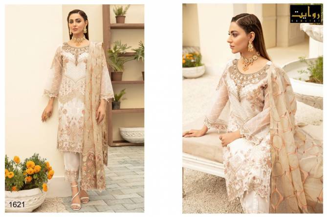 Rawayat Ramsha 6 New Festive Wear Georgette Embroidery Pakistani Salwar Kameez Collection