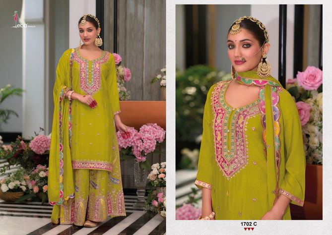 Safroon Vol 3 Color Edition Gold By Eba Chinon Readymade Suits Suppliers In India