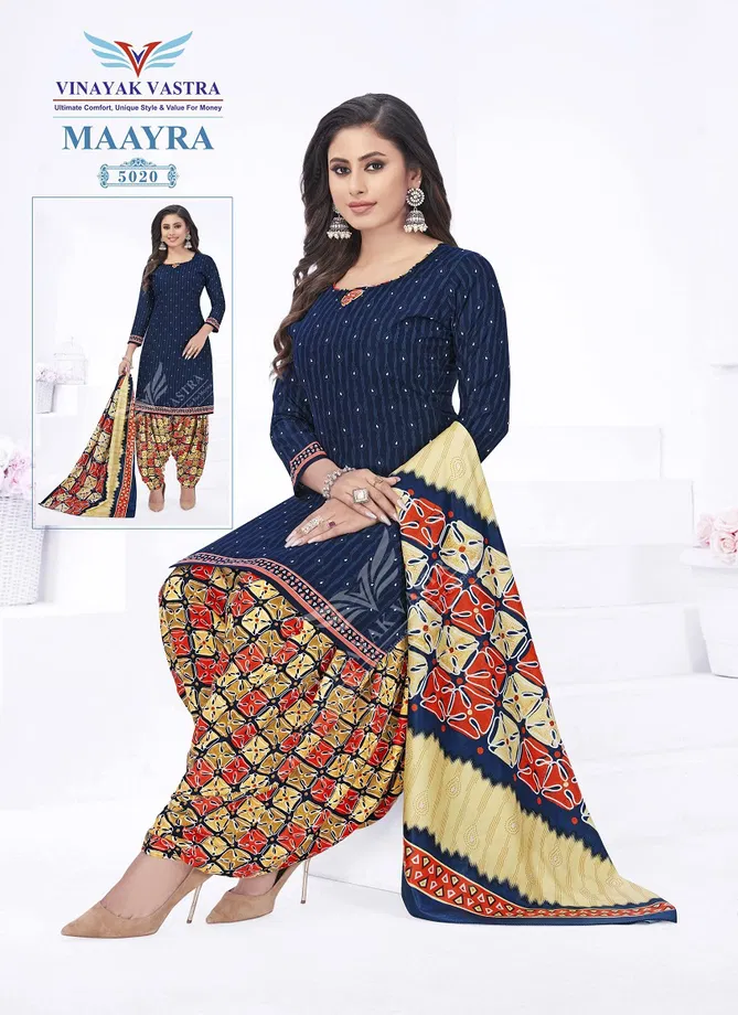 Vinayak Vastra Maayra Vol 2 Printed Dress Material Catalog
