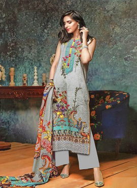 Asifa Nabeel 2 Latest Designer Party Wear Printed Heavy Lawn Cotton Dress Material 