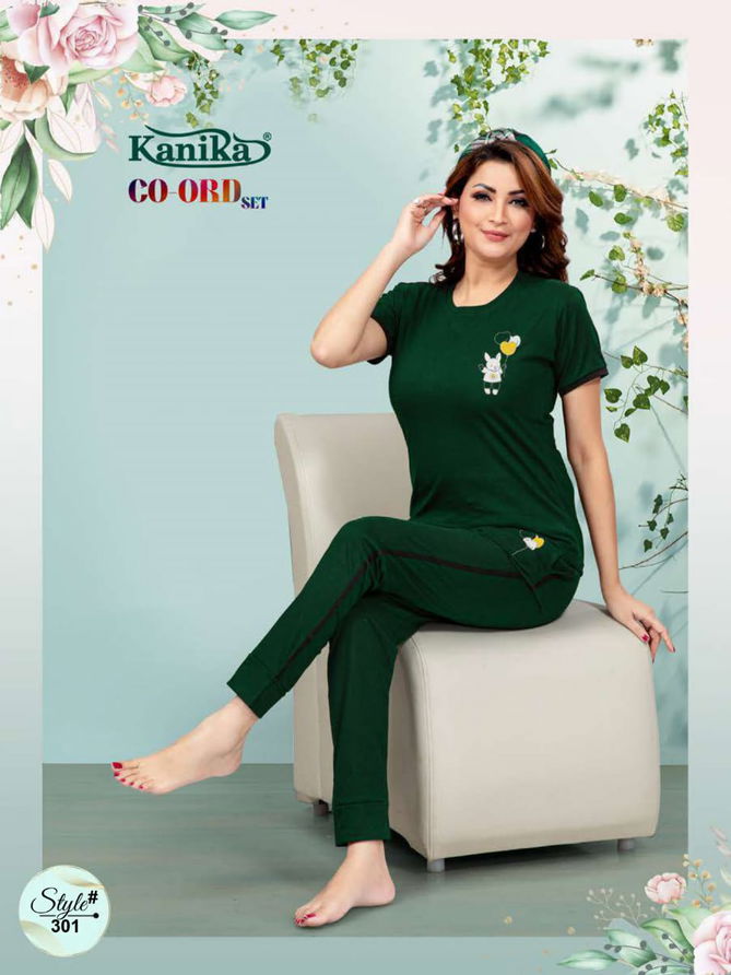 Kanika Co Ord Set Hosiery Cotton Night Suits Catalog
