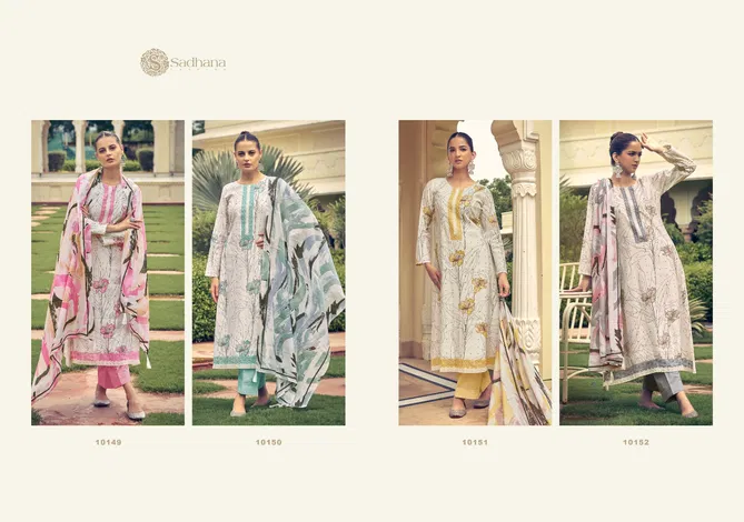 Ruhaani By Sadhana Simar Musline Silk Dress Material Wholesale In India