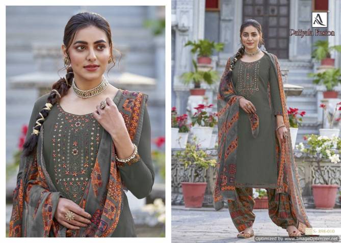 Alok Patiyala Fusion 3 Latest Fancy Designer Ethnic Wear Punjabi Dress Material Collection