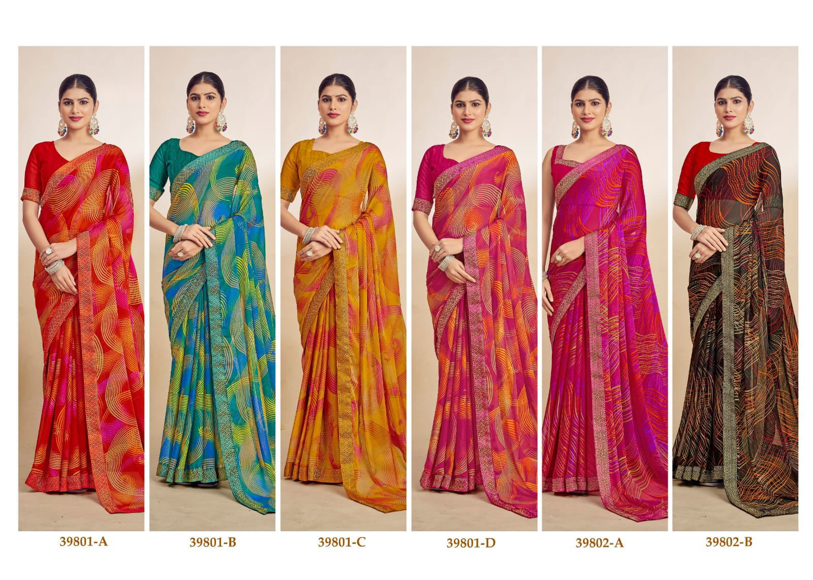 Simayaa Vol 29 By Ruchi Chiffon Daily Wear Saree Exporters In India