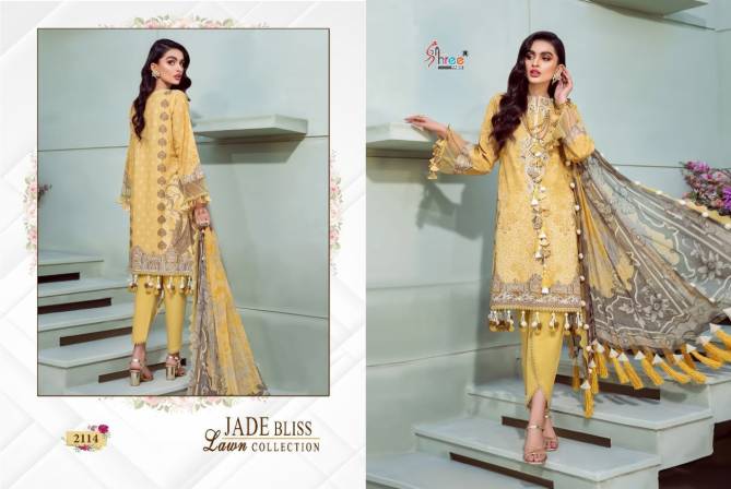 Shree Jade Bliss Casual Wear Lawn Cotton Embroidery Pakistani Salwar Kameez Collection
