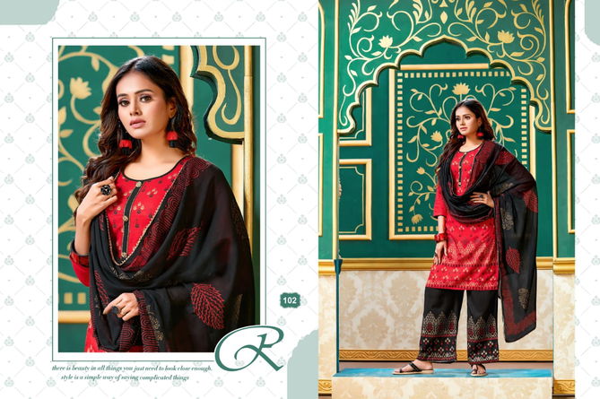 Ft Shivanii Latest fancy Designer Regular Casual Wear Rayon Slub Designer Printed Readymade Collection
