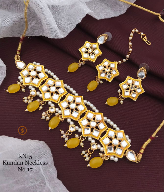 Kn Jewellery15 Kundan Neckless Set Catalog
