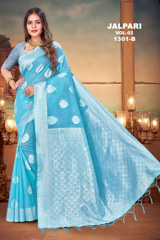 Jalpari 2 Casual Daily Wear Banarasi Weaving Designer Saree Collection 