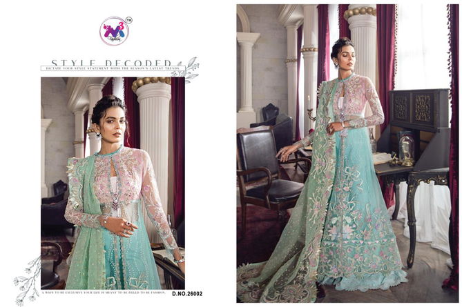 M3 Republic Bridal Coll Premium Fancy Festive Wear Heavy Net Butterfly Net Embroidered Salwar Suit Collection
