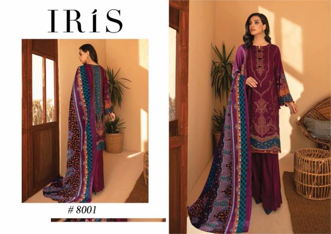 Iris 8 Cotton Karachi Readymade Pure Cotton Printed Top And Dupatta with Bottom Salwar Suit Collection