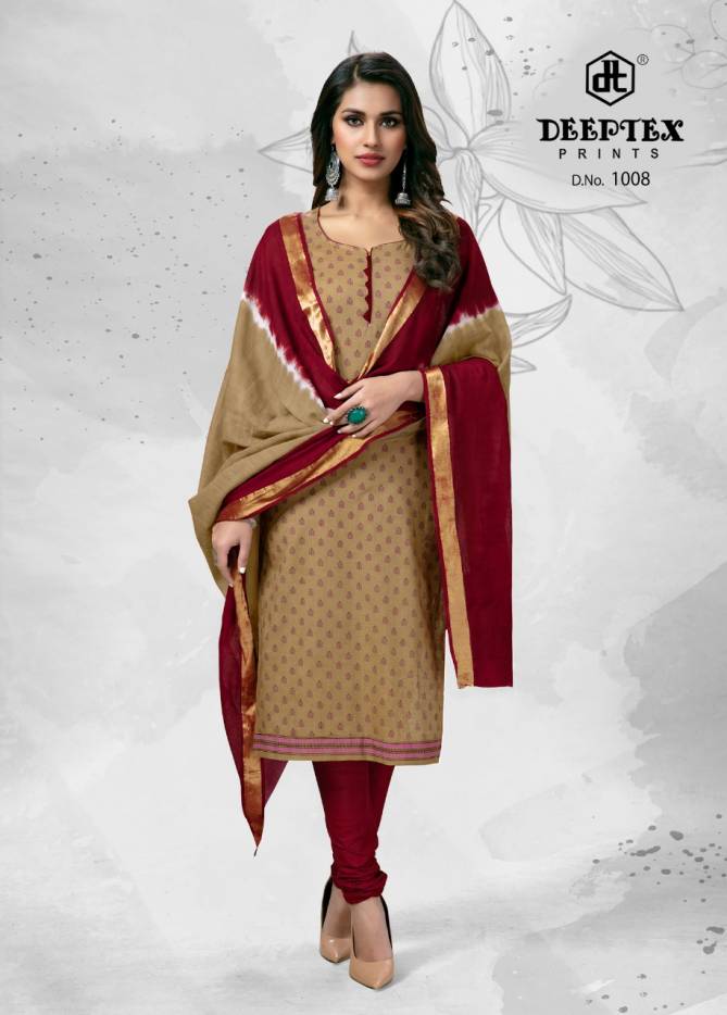 Deeptex Tradition 10 Casual Daily Wear Cotton Printed Dress Material Collection
