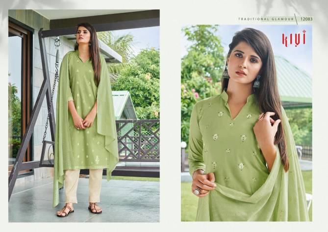 KIVI Rapid Pure Cotton Block Print with Khatli Work Readymade Designer Daily wear Salwar Kameez Collections