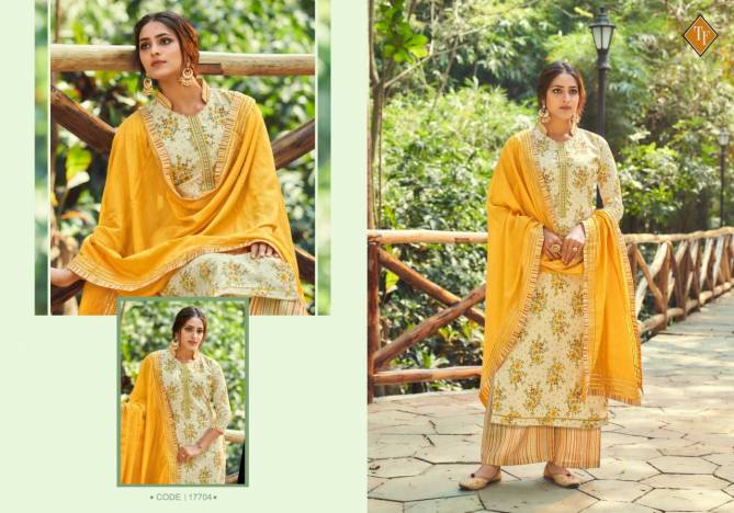 Tanishk Tehzeeb Fancy Wear Designer Pure Viscose Dress Material Collection