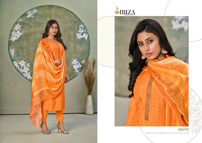 Ibiza Flora Masleen With Fancy Embroidery Festive Wear Exclusive Latest Salwar Kameez Collection
