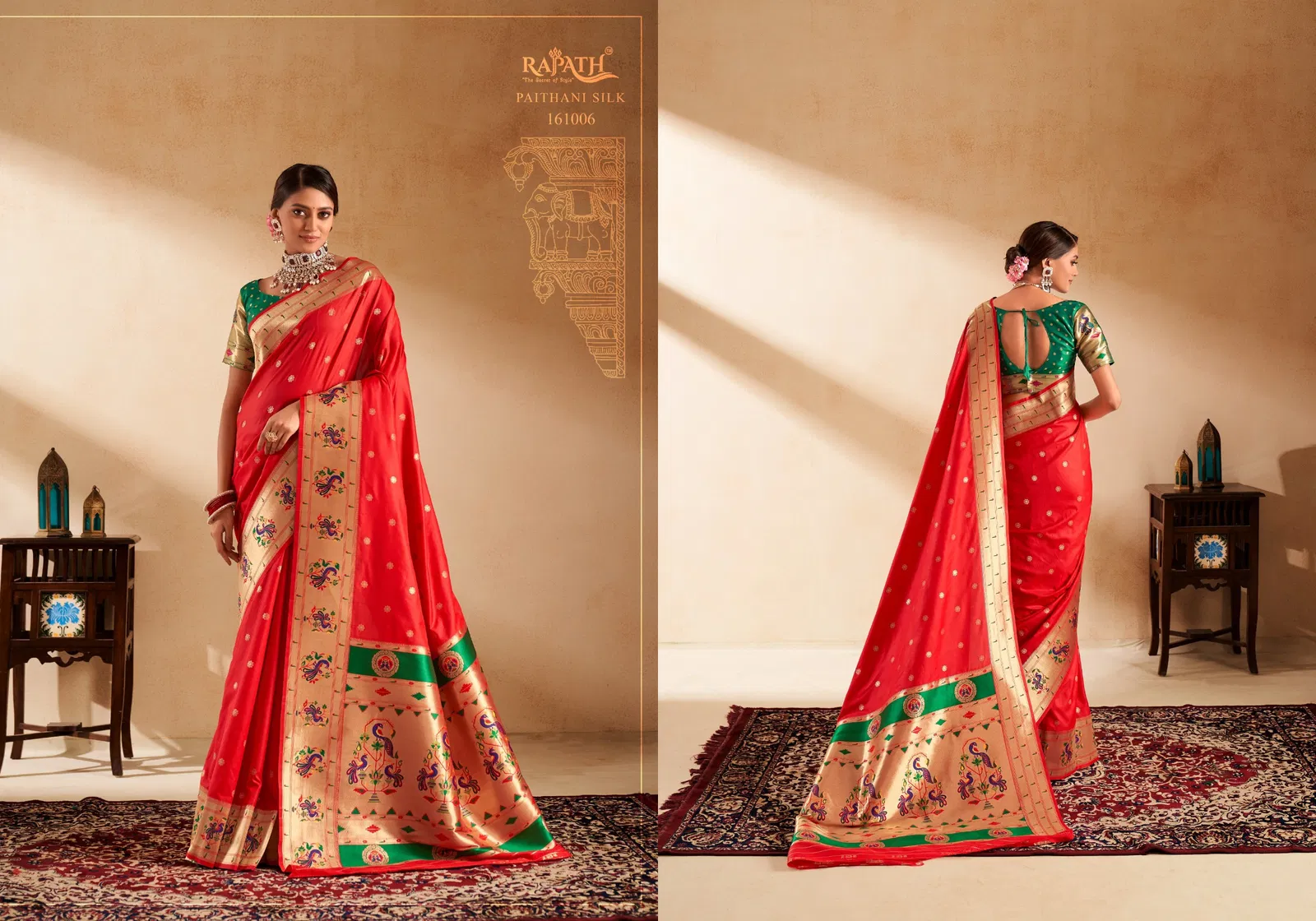 Panihari By Rajpath Paithani Silk Wedding Wear Saree Wholesale In India