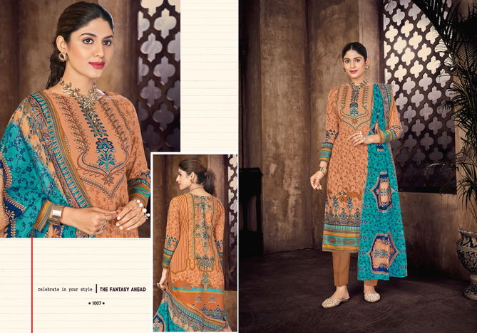 Fabulous Elaf New Fancy Casual Wear Cotton Printed Pakistani Dress Collection 