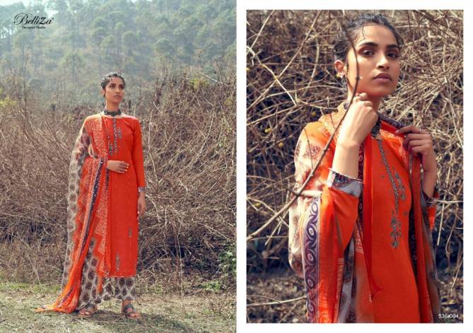 Belliza Nazar E Patiyala 7Latest Fancy Casual Wear Pure Heavy Jam Cotton with Heavy Kashmiri Embroidery work Designer Dress Material
