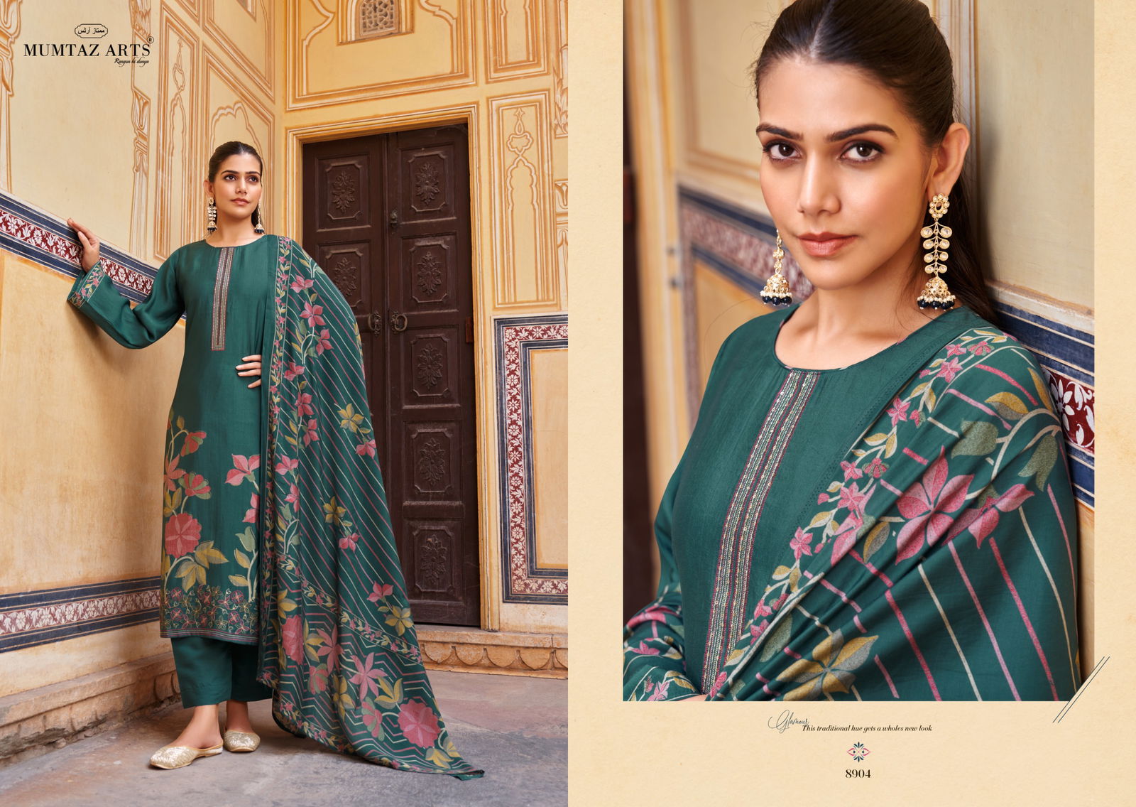 Naqsh By Mumtaz Viscose Digital Printed Dress Material Wholesale Price