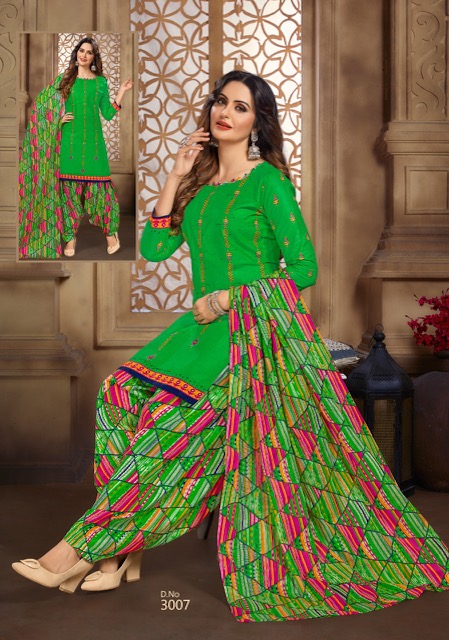 Sc Panetar 4th Edition With Lining Ethnic Wear Cotton Printed Ready Made Collection