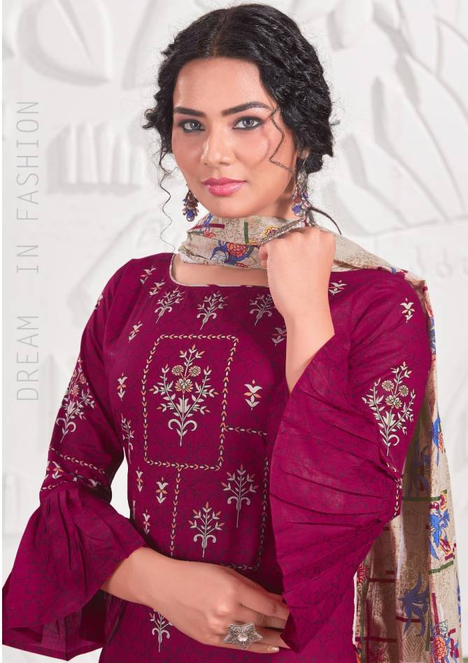 Mishri Magic Patiyala 4 Latest fancy Casual Wear Printed Pure Cotton Dress Material Collection
