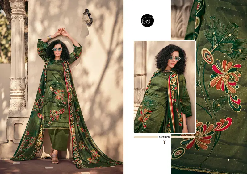 Belliza Raazi Cotton Digital Printed Dress Material Collection