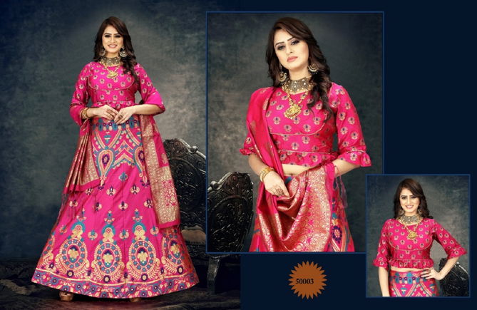 Navya 2 Exclusive Designer Banarasi Silk Festival Wear Lehenga Collection
