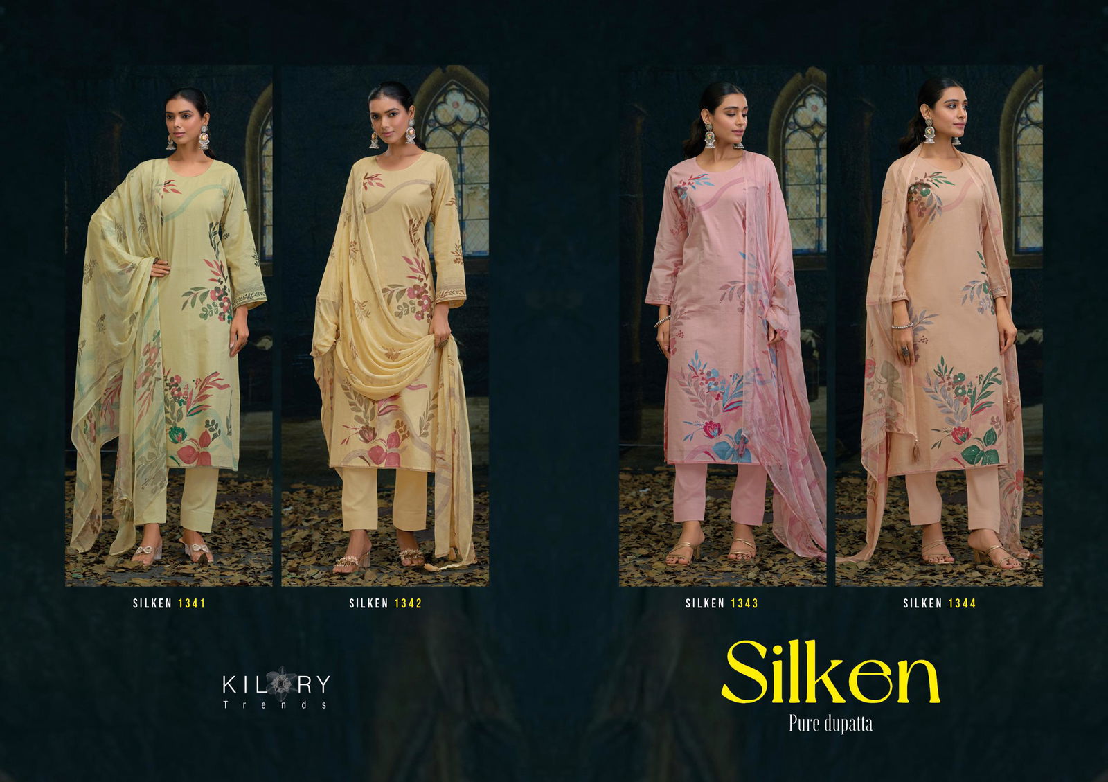 Silken By Kilory Lawn Cotton Digital Printed Salwar Kameez Online Wholesale