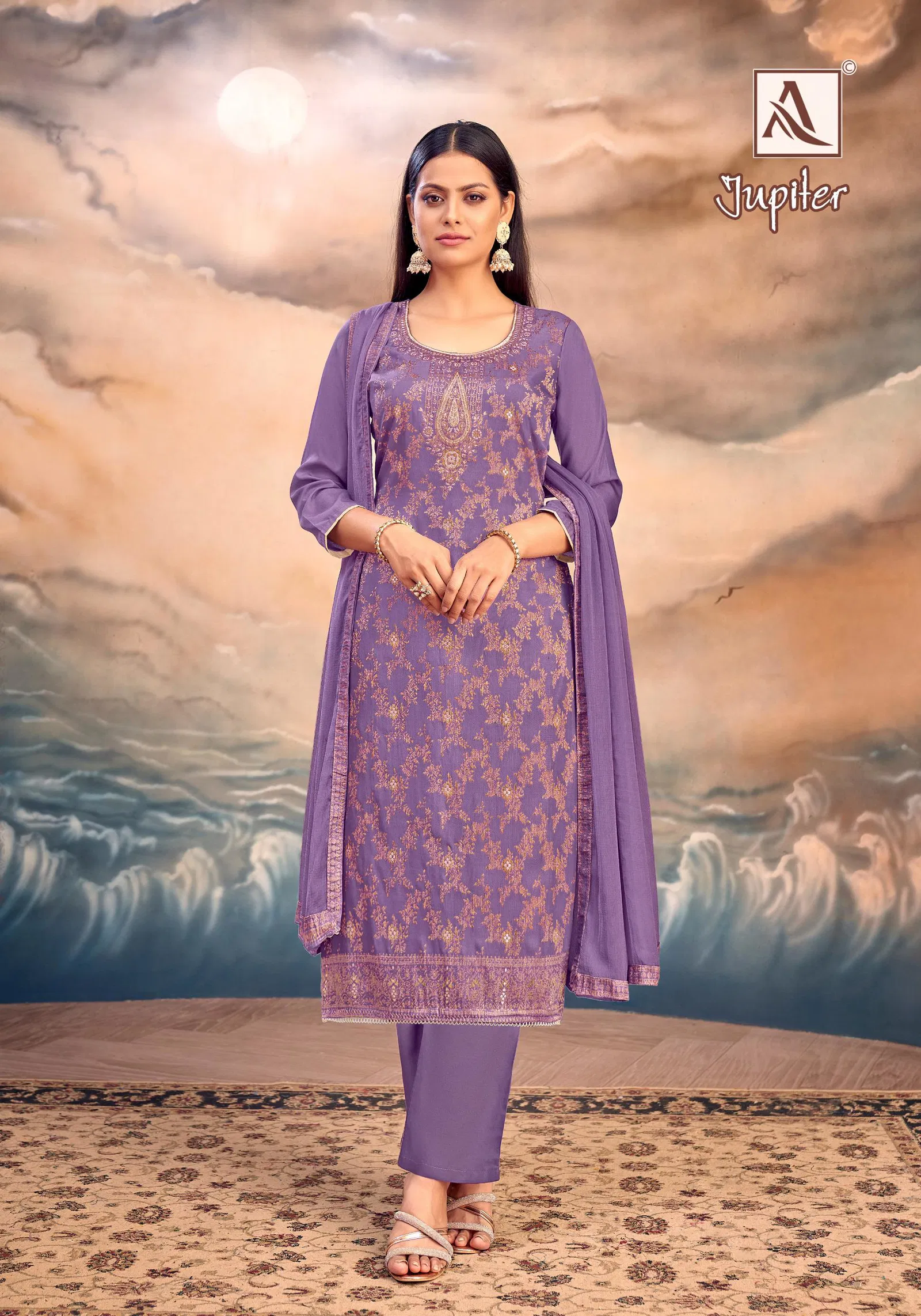 Jupiter By Alok Suit Maslin Designer Dress Material Suppliers In India