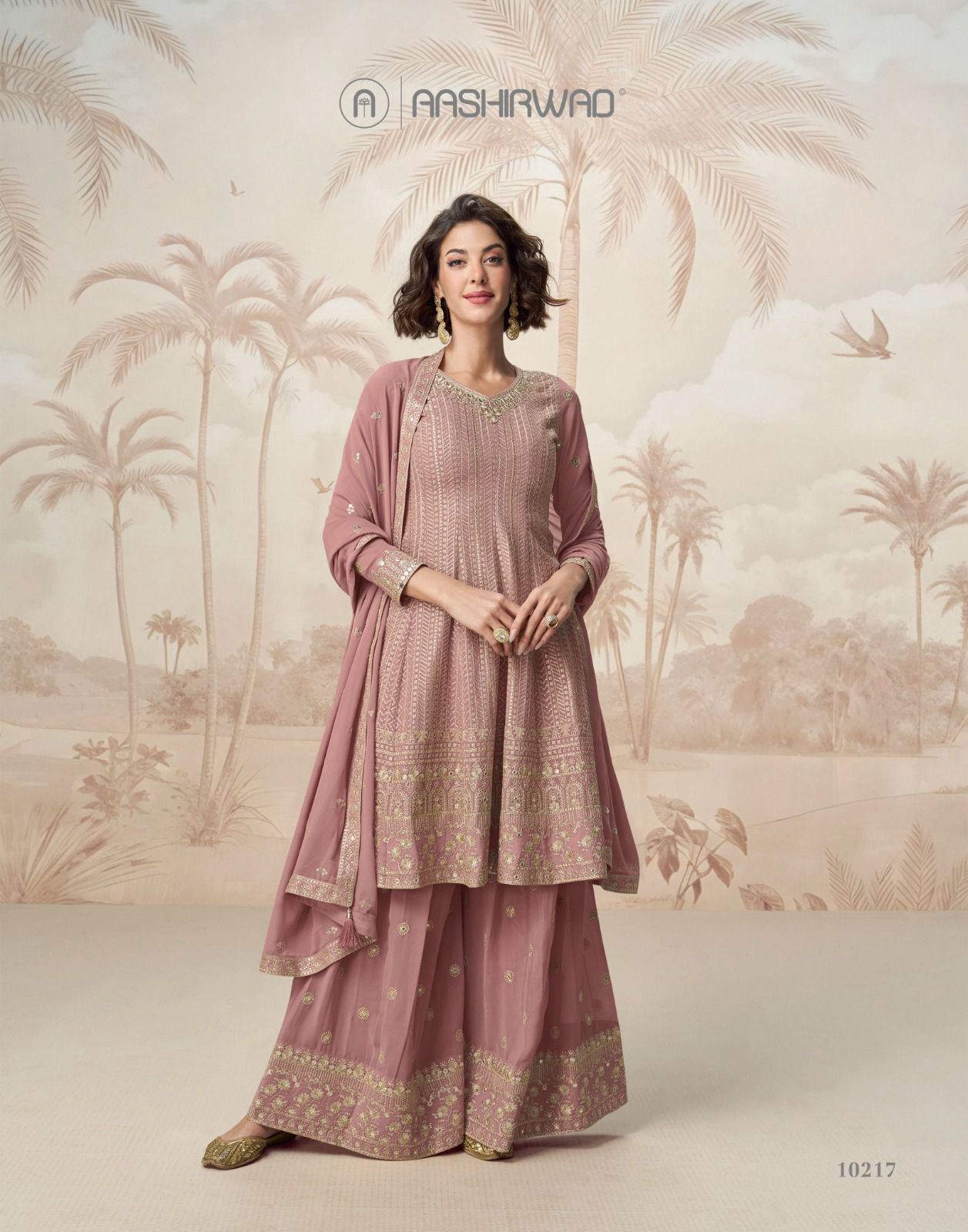 Shivani  by Aashirwad  Georgette Designer Salwar Kameez Collection