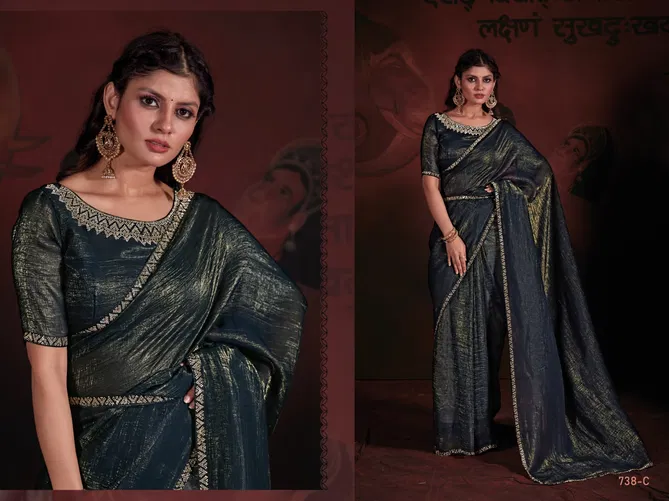 Mehek 738 A To D Crush Printed Designer Sarees Orders In India