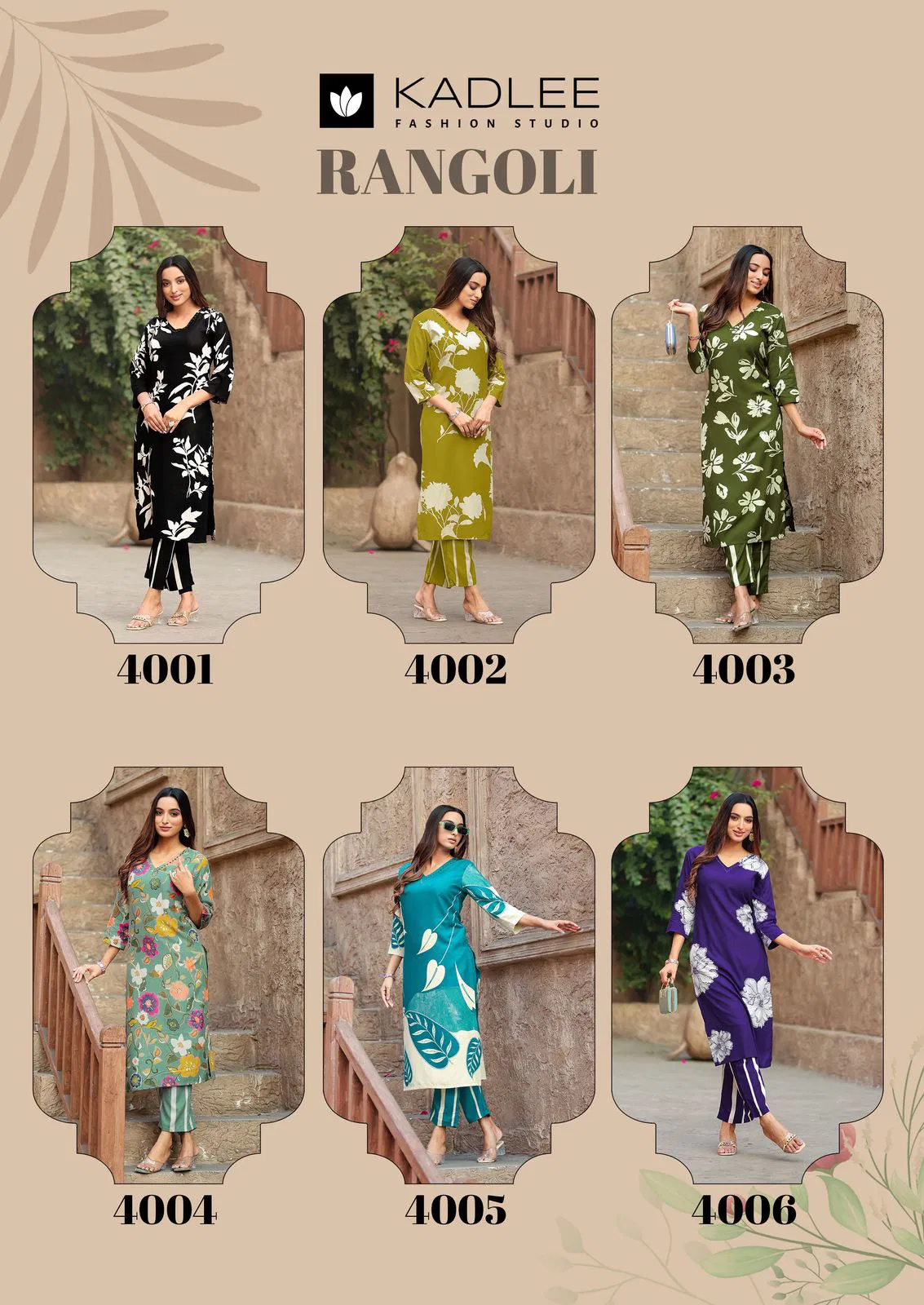 Rangoli By Kadlee Rayon Printed Designer Kurti With Bottom Suppliers In India