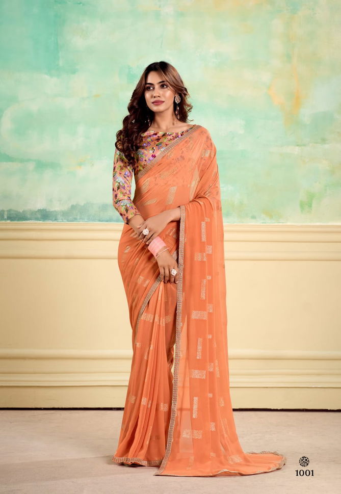 Nairobi By Stavan Weightless Fancy Saree Wholesale