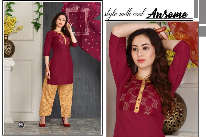 Trendy Retro 2 Latest fancy Regular Wear Rayon Printed Readymade Collection
