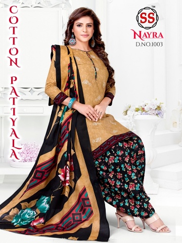 Nayra 1 Latest Fancy Designer Casual Regular Wear Pure Cotton Printed Dress Material Collection
