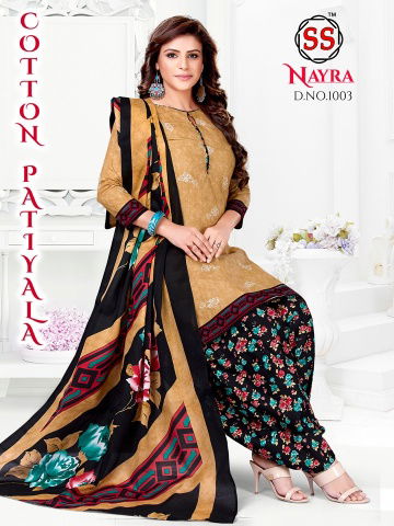 Nayra 1 Latest Fancy Designer Casual Regular Wear Pure Cotton Printed Dress Material Collection
