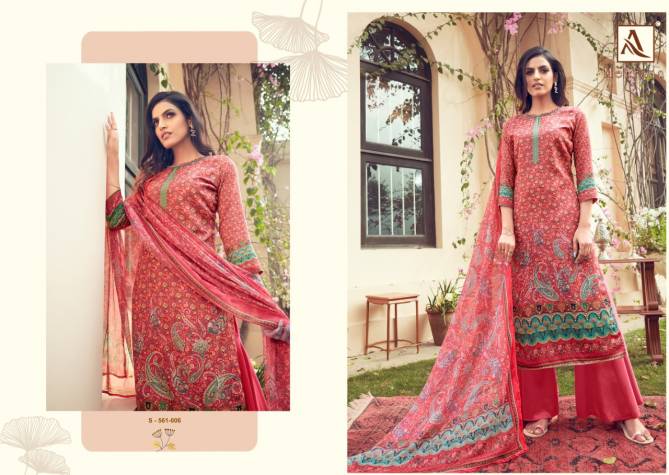 Alok Mehraan Jam Cotton Designer Casual Wear Pure Zam Cotton Digital Print with Swarovski Diamond Dress Material Collection

