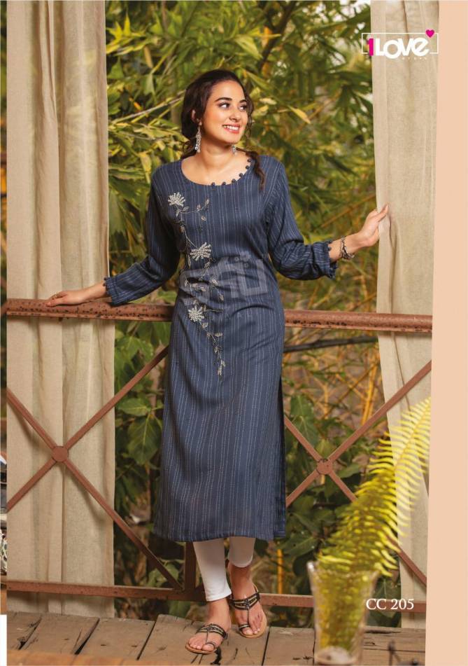 1Love Cotton Candy 2 Ethnic Wear Designer Rayon Kurti Collection