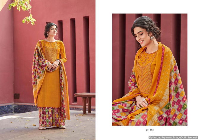 Sohni By Zulfat Pure Pashmina Dress Material Wholesale Online