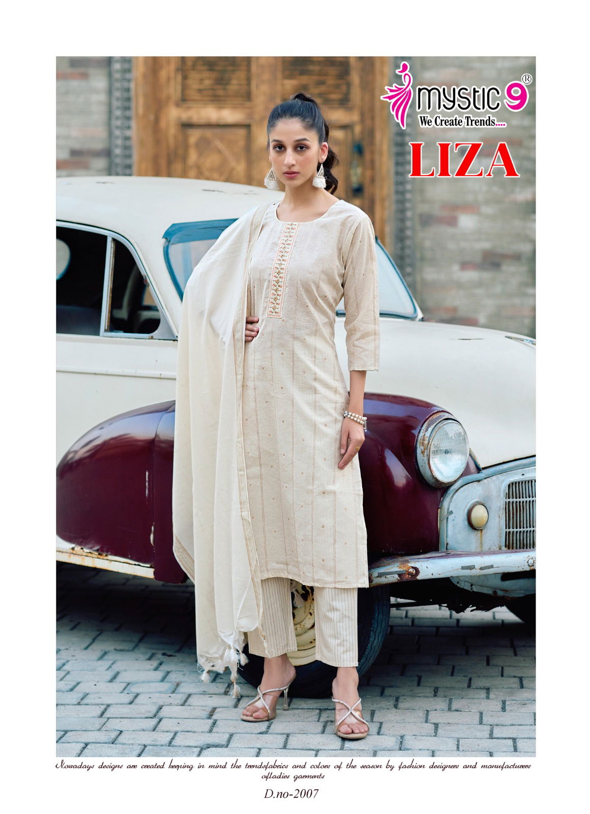 Liza Vol 2 By Mystic 9 Cotton Kurti With Bottom Dupatta Wholesale In Delhi