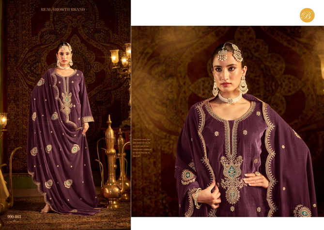 Velvet Ishq By Belliza Embroidery Salwar Kameez Exporters In India