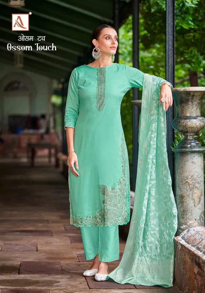 Ossom Touch By Alok Suit Jam Cotton Dress Material Suppliers In India