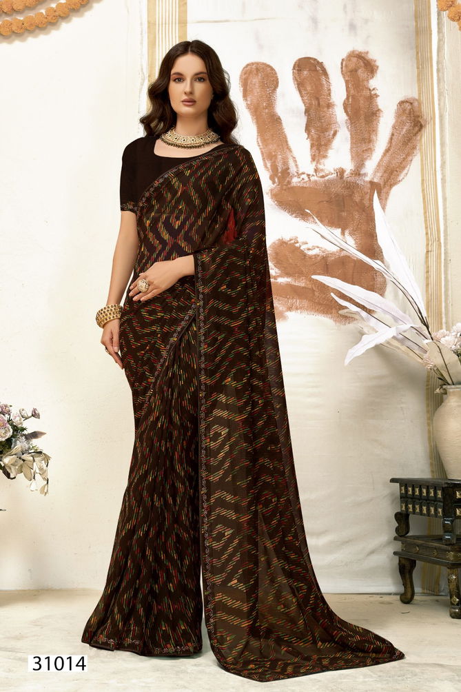 Namiksha Vol 5 By Vallabhi Printed Georgette Sarees Exporters In India