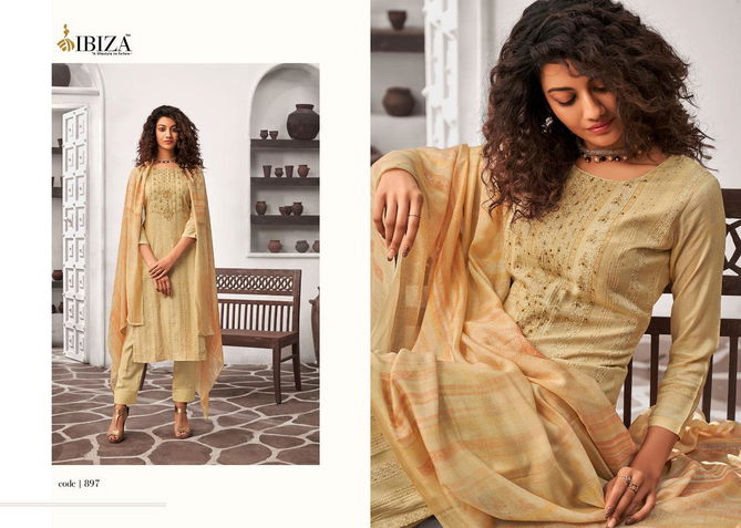 Ibiza Etalica Designer Fancy Casual Wear Dress Material Collection
