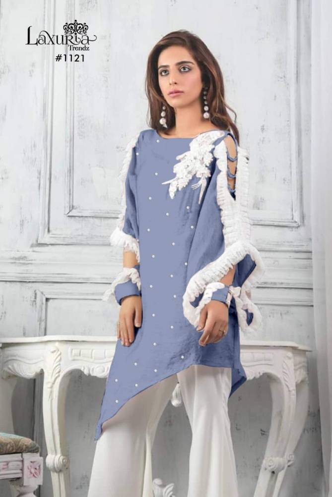 Luxuria Trendz 1121 Latest Designer Party Wear Stylish Top With Bottom Collection 