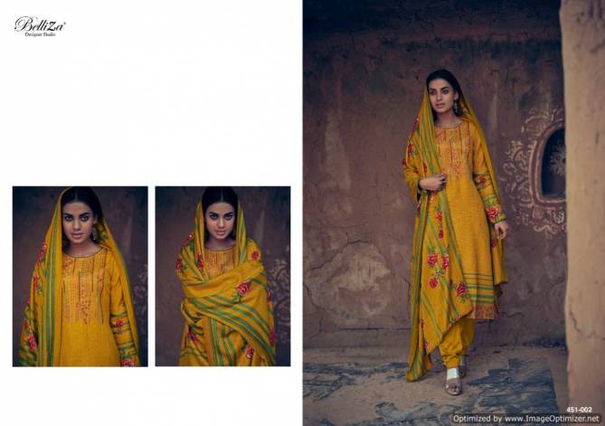 Belliza Riwayat Heavy Designer Kashmiri Work Pure Pashmina Salwar Suit Collection 
